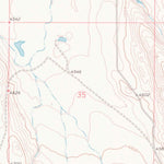 United States Geological Survey Lake De Smet East, WY (1970, 24000-Scale) digital map
