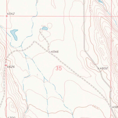 United States Geological Survey Lake De Smet East, WY (1970, 24000-Scale) digital map