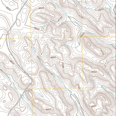 United States Geological Survey Lake De Smet East, WY (2012, 24000-Scale) digital map