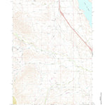 United States Geological Survey Lake De Smet West, WY (1967, 24000-Scale) digital map