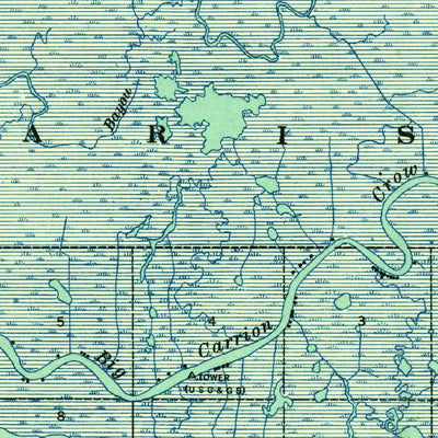 United States Geological Survey Lake Decade, LA (1932, 62500-Scale) digital map