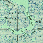 United States Geological Survey Lake Decade, LA (1932, 62500-Scale) digital map