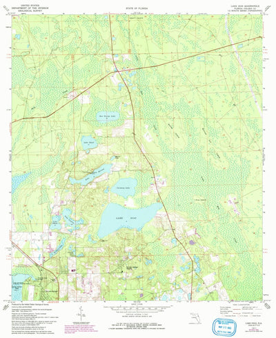 United States Geological Survey Lake Dias, FL (1971, 24000-Scale) digital map