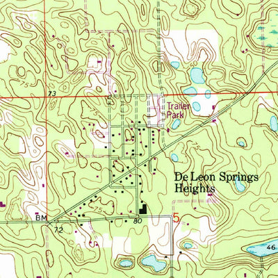 United States Geological Survey Lake Dias, FL (1971, 24000-Scale) digital map