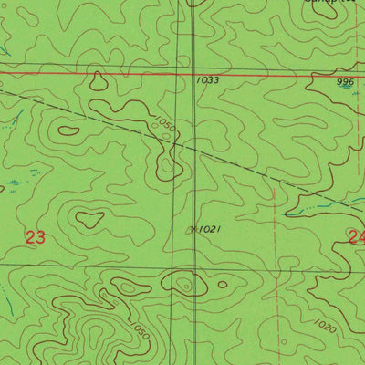 United States Geological Survey Lake Eau Claire East, WI (1979, 24000-Scale) digital map