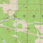 United States Geological Survey Lake Eau Claire West, WI (1979, 24000-Scale) digital map