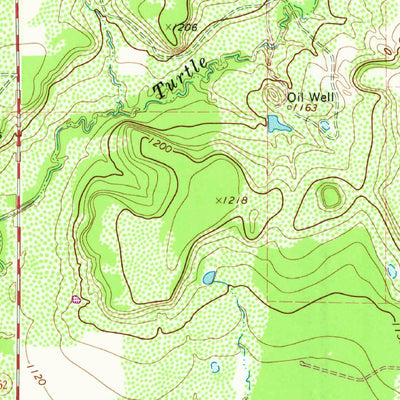 United States Geological Survey Lake Eddleman, TX (1964, 24000-Scale) digital map