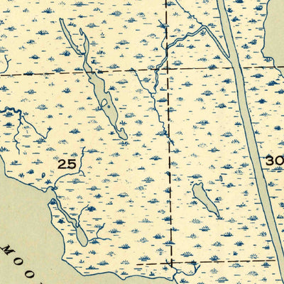 United States Geological Survey Lake Eloi, LA (1947, 31680-Scale) digital map