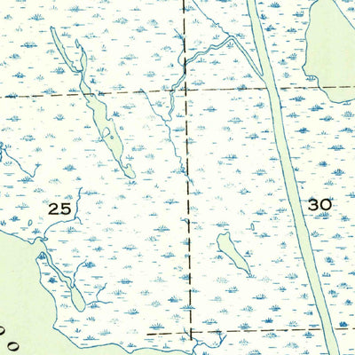 United States Geological Survey Lake Eloi, LA (1954, 31680-Scale) digital map