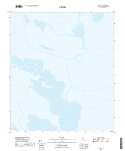 United States Geological Survey Lake Eloi, LA (2020, 24000-Scale) digital map