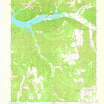 United States Geological Survey Lake Eucha East, OK (1971, 24000-Scale) digital map