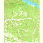 United States Geological Survey Lake Eucha West, OK (1971, 24000-Scale) digital map