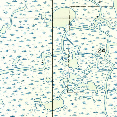 United States Geological Survey Lake Eugenie, LA (1954, 31680-Scale) digital map