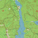 United States Geological Survey Lake Evelyn, WI-MI (1973, 24000-Scale) digital map