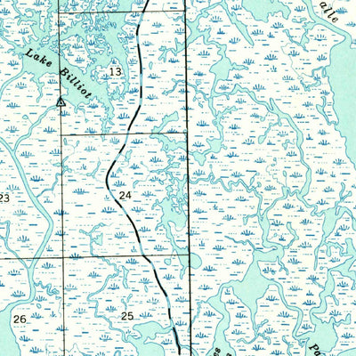 United States Geological Survey Lake Felicity, LA (1939, 62500-Scale) digital map