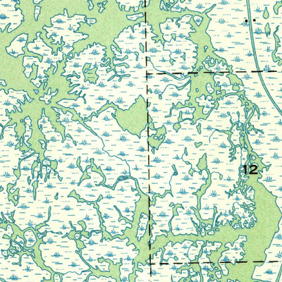 United States Geological Survey Lake Felicity, LA (1954, 31680-Scale) digital map