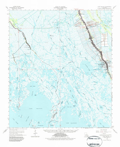 United States Geological Survey Lake Felicity, LA (1964, 62500-Scale) digital map