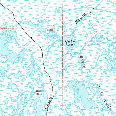 United States Geological Survey Lake Felicity, LA (1964, 62500-Scale) digital map