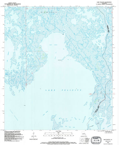 United States Geological Survey Lake Felicity, LA (1994, 24000-Scale) digital map