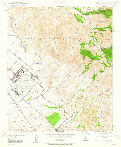 United States Geological Survey Lake Forest, CA (1949, 24000-Scale) digital map