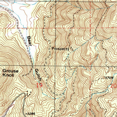 United States Geological Survey Lake Fork, ID (1998, 24000-Scale) digital map