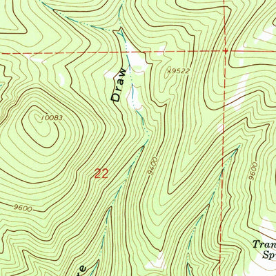 United States Geological Survey Lake Fork Mountain, UT (1967, 24000-Scale) digital map