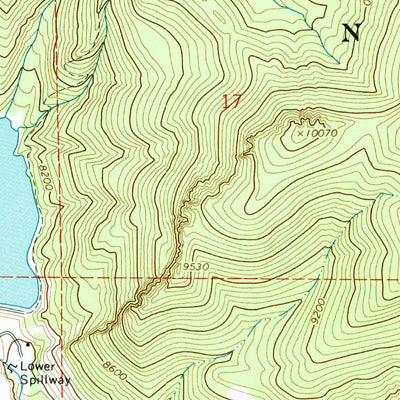 United States Geological Survey Lake Fork Mountain, UT (1967, 24000-Scale) digital map