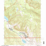 United States Geological Survey Lake Fork Mountain, UT (1996, 24000-Scale) digital map