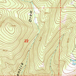 United States Geological Survey Lake Fork Mountain, UT (1996, 24000-Scale) digital map