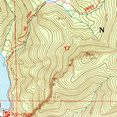 United States Geological Survey Lake Fork Mountain, UT (1996, 24000-Scale) digital map