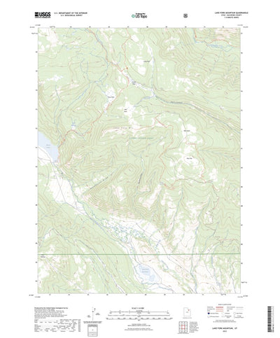 United States Geological Survey Lake Fork Mountain, UT (2023, 24000-Scale) digital map