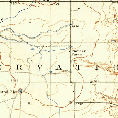 United States Geological Survey Lake Frances, MT (1937, 62500-Scale) digital map