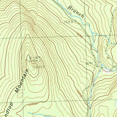 United States Geological Survey Lake Francis, NH (1989, 24000-Scale) digital map