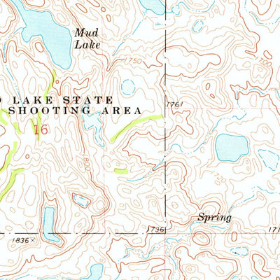 United States Geological Survey Lake Francis, SD (1973, 24000-Scale) digital map