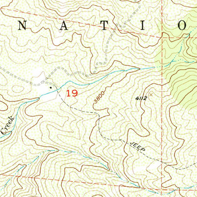 United States Geological Survey Lake Fulmor, CA (1956, 24000-Scale) digital map
