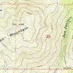 United States Geological Survey Lake Fulmor, CA (1956, 24000-Scale) digital map
