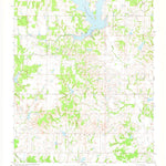 United States Geological Survey Lake Fuqua, OK (1974, 24000-Scale) digital map