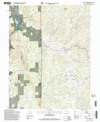 United States Geological Survey Lake George, CO (1994, 24000-Scale) digital map