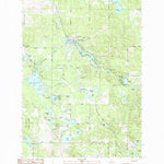 United States Geological Survey Lake George, MI (1983, 25000-Scale) digital map