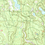 United States Geological Survey Lake George, MI (1983, 25000-Scale) digital map