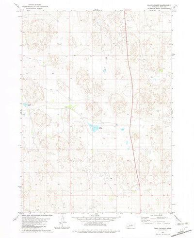 United States Geological Survey Lake George, NE (1982, 24000-Scale) digital map