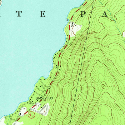 United States Geological Survey Lake George, NY (1966, 24000-Scale) digital map