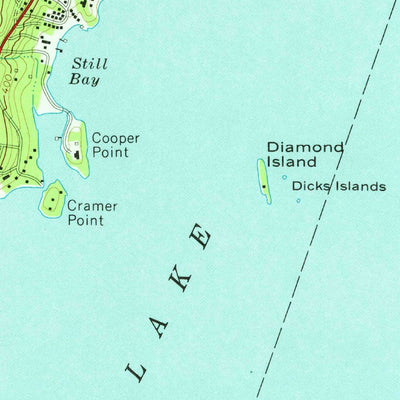 United States Geological Survey Lake George, NY (1966, 24000-Scale) digital map