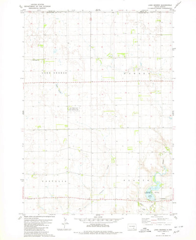 United States Geological Survey Lake George, SD (1979, 24000-Scale) digital map