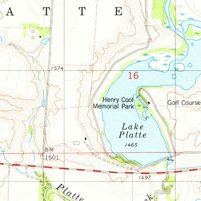 United States Geological Survey Lake George, SD (1979, 24000-Scale) digital map