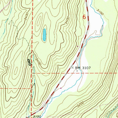 United States Geological Survey Lake Gillette, WA (1966, 24000-Scale) digital map