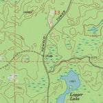 United States Geological Survey Lake Gordon, WI (1972, 24000-Scale) digital map
