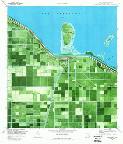 United States Geological Survey Lake Harbor, FL (1970, 24000-Scale) digital map