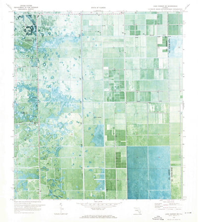 United States Geological Survey Lake Harbor SW, FL (1970, 24000-Scale) digital map