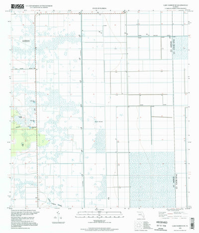 United States Geological Survey Lake Harbor SW, FL (1994, 24000-Scale) digital map